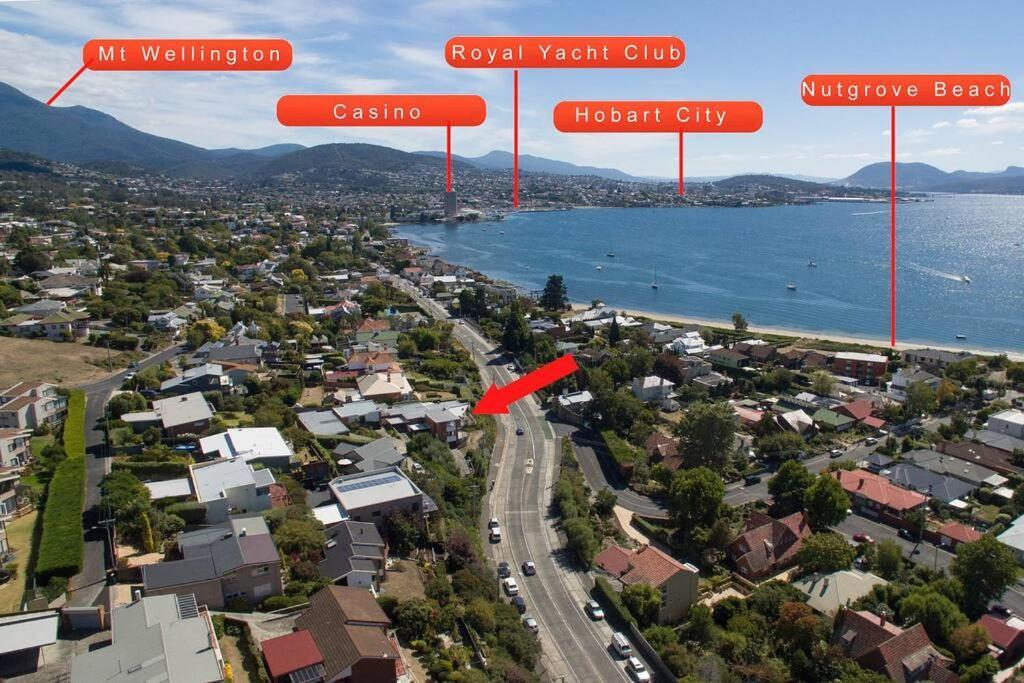 Villa The Tassie - Luxury With Panoramic Water Views Hobart Exterior foto